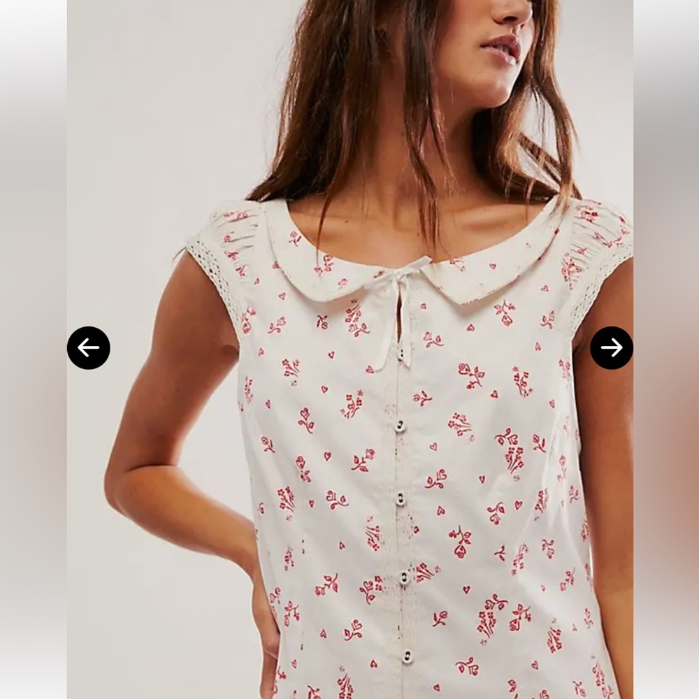 Free People Beasley Mini Dress in Ivory Combo - Picture 3 of 5